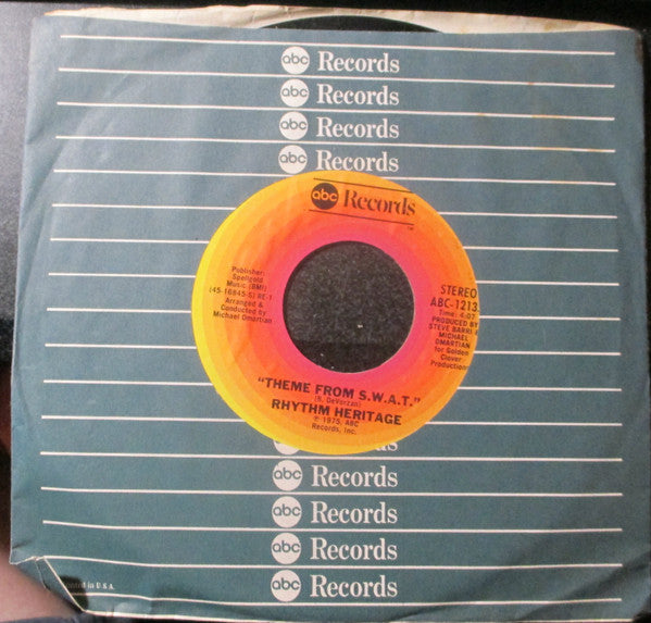 Rhythm Heritage : Theme From S.W.A.T. (7", Single, Styrene, Pit)