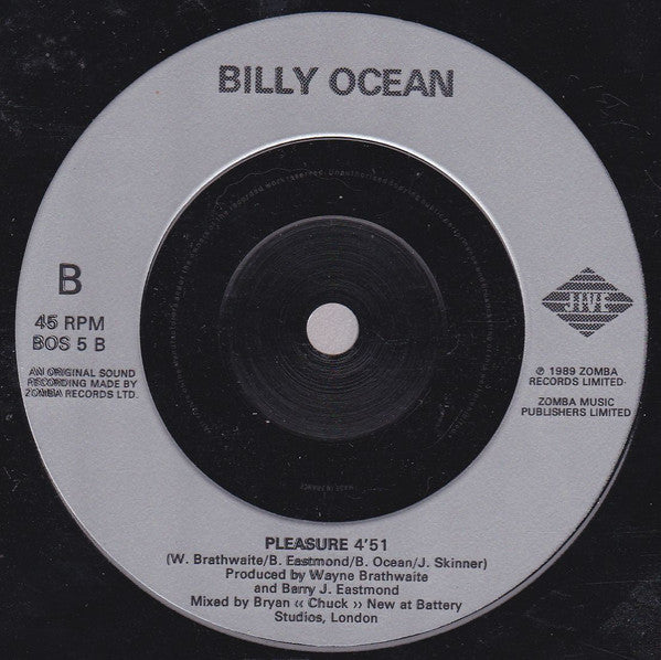 Billy Ocean : Licence To Chill / Pleasure (7")