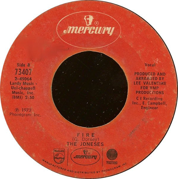 The Joneses : Baby, Don't Do It (7")