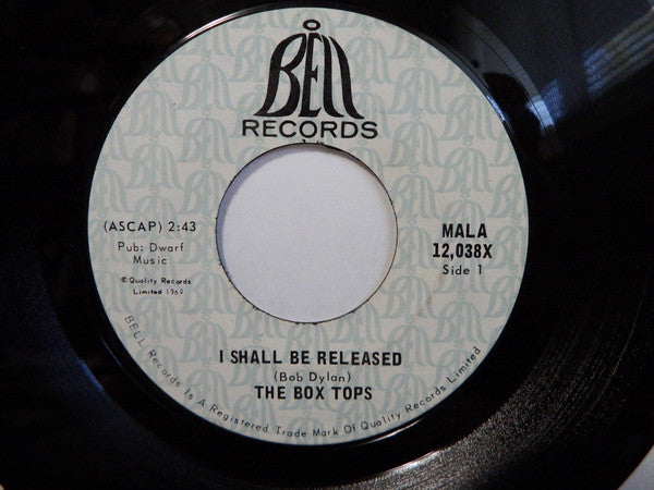 Box Tops : I Shall Be Released / I Must Be The Devil (7", Single)
