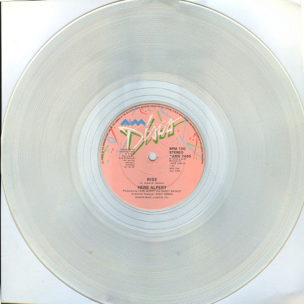 Herb Alpert : Rise (12", Cle)