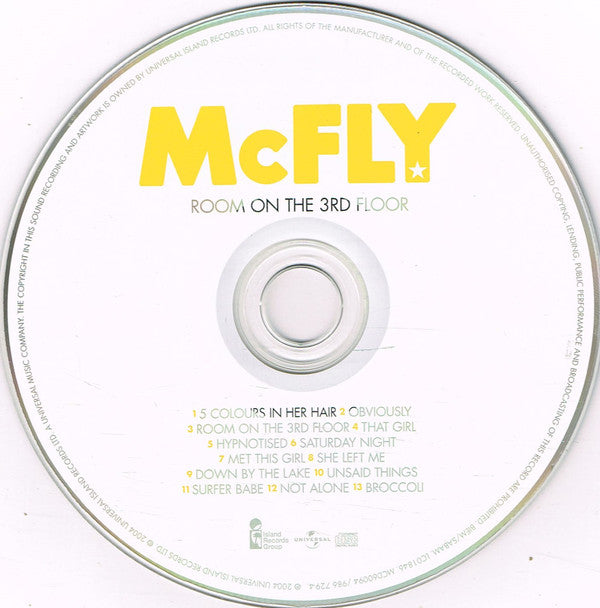 McFly : Room On The 3rd Floor (CD, Album, S/Edition, Dis)