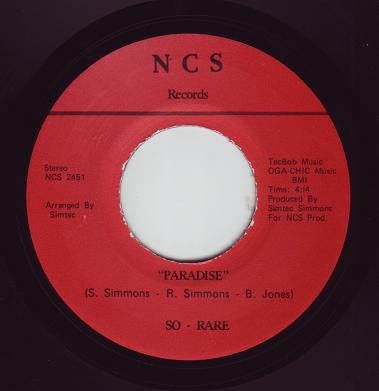 So-Rare : How Do You Spell Relief / Paradise (7")