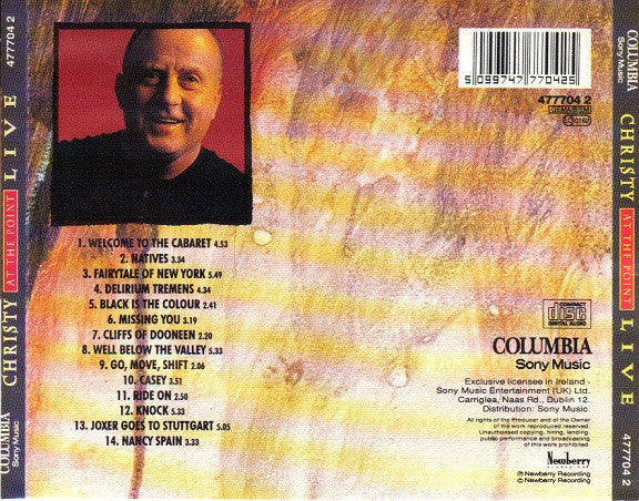 Christy Moore : At The Point Live (CD, Album)