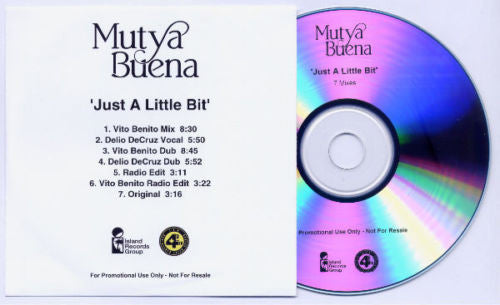 Mutya Buena : Just A Little Bit (CDr, Maxi, Promo)