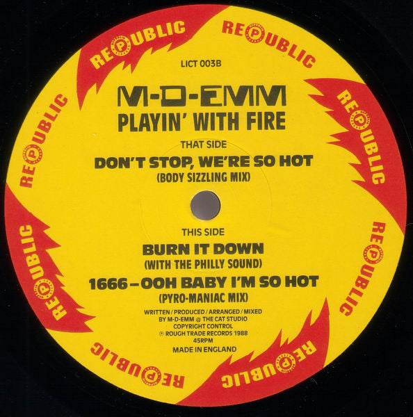 M-D-Emm : Playin' With Fire (12", MPO)