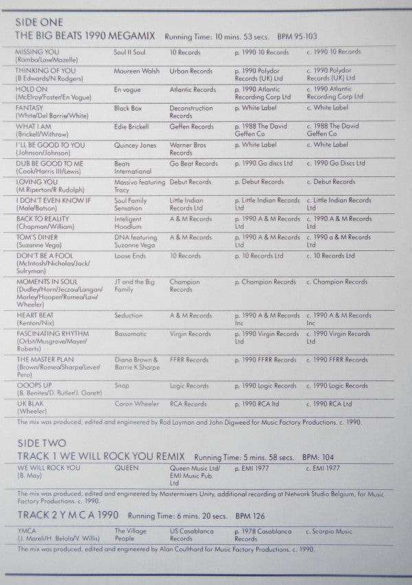 Various : Music Factory Mastermix - Issue 53 (2x12")