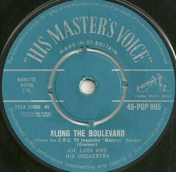 Joe Loss & His Orchestra : The Maigret Theme (7", Single)