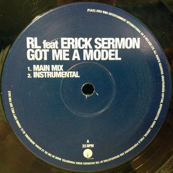 RL (2) Feat. Erick Sermon : Got Me A Model (12", Promo)
