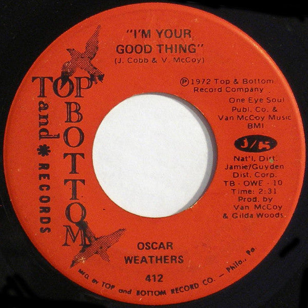 Oscar Weathers : Pledging My Love (7")