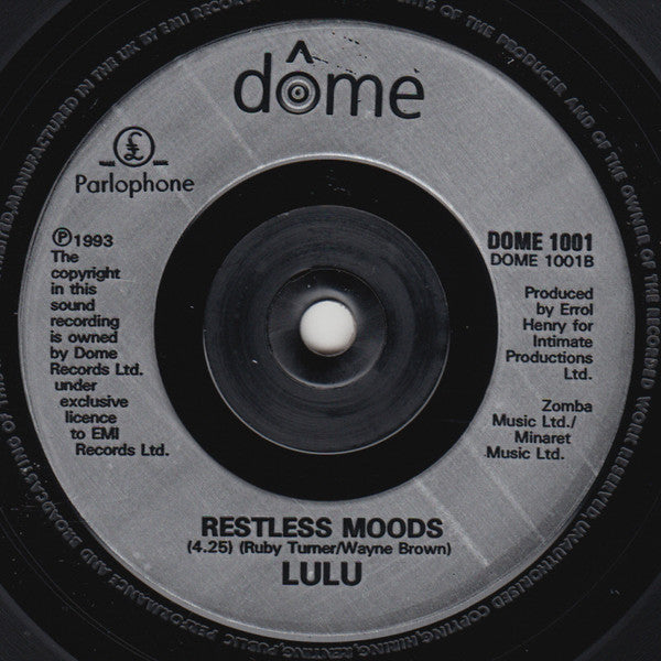 Lulu : Independence - Brothers In Rhythm Mix (7", Single, Sil)
