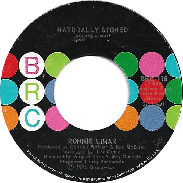 Ronnie Limar : You Mean The World To Me Sweetheart (7")