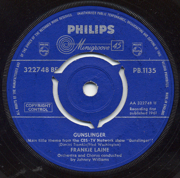 Frankie Laine : Gunslinger (7")