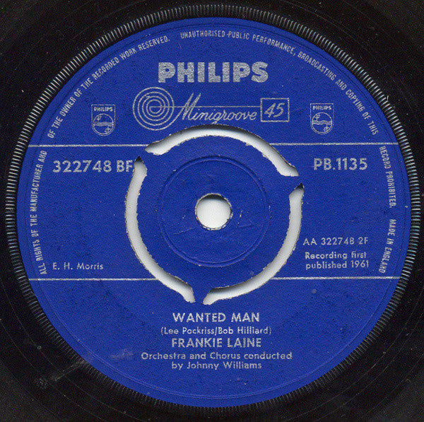 Frankie Laine : Gunslinger (7")
