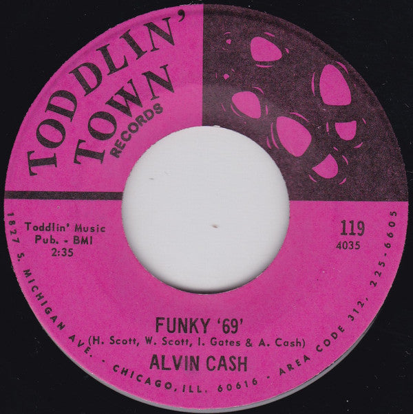 Alvin Cash : Funky '69' (7")