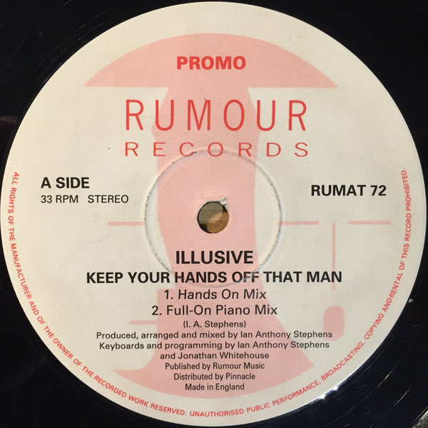 Illusive : Keep Your Hands Off That Man (12", Promo)
