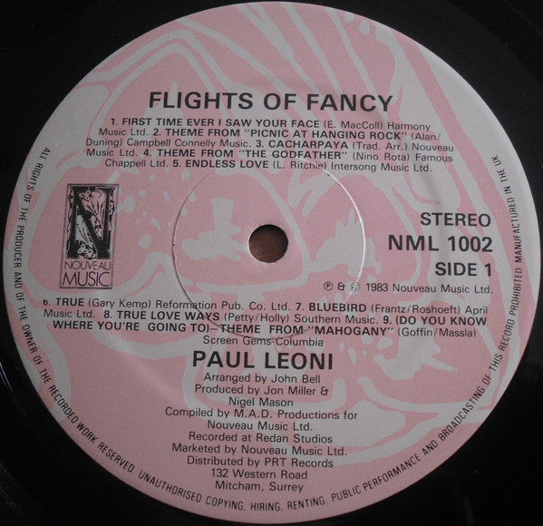 Paul Leoni : Flights Of Fancy (LP, Album)