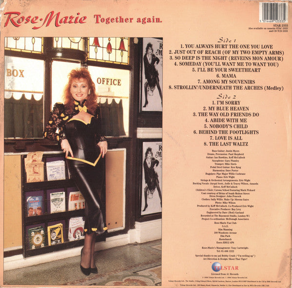 Rose Marie (3) : Together Again (LP)