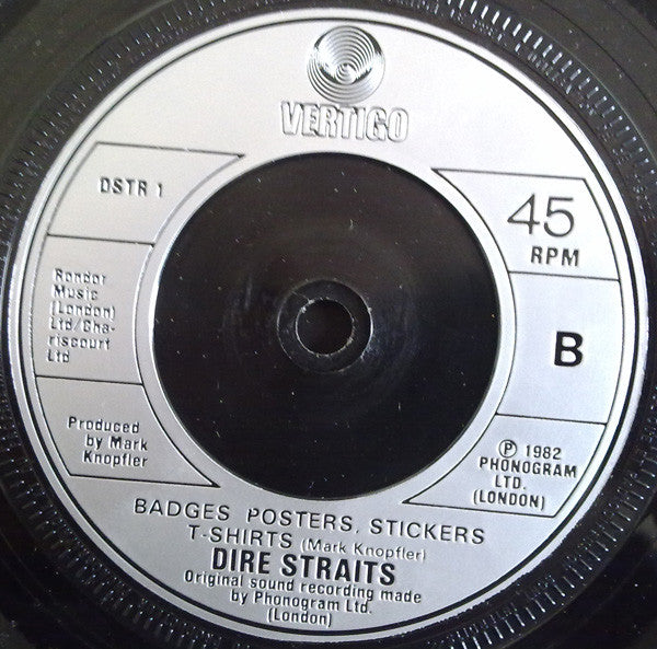 Dire Straits : Private Investigations (7", Single, Sil)