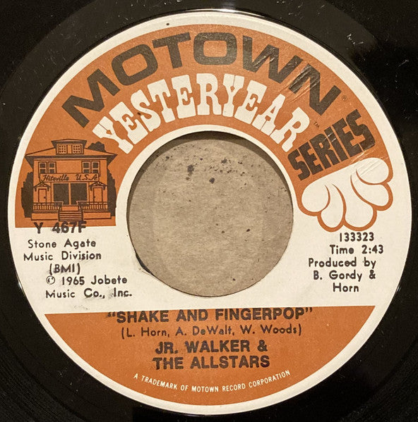 Jr. Walker & The Allstars* : Road Runner / Shake And Fingerpop (7", Single)