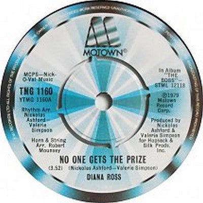 Diana Ross : No One Gets The Prize (7", Single)