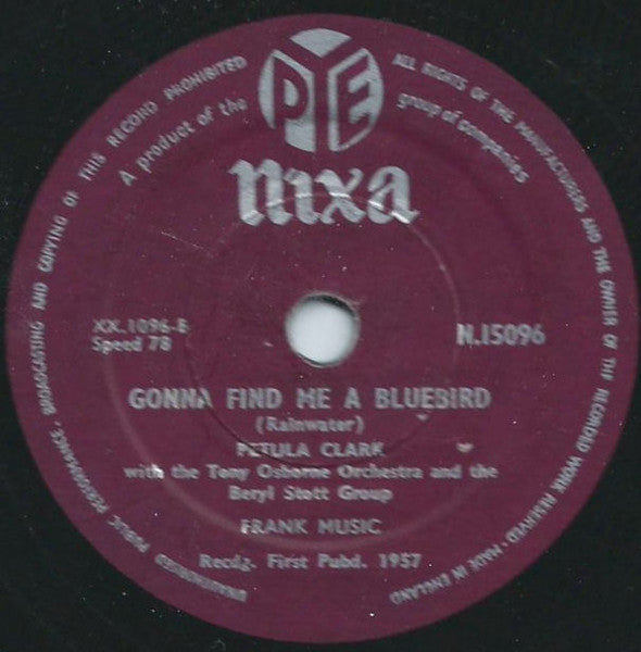 Petula Clark : With All My Heart / Gonna Find Me A Bluebird (10")