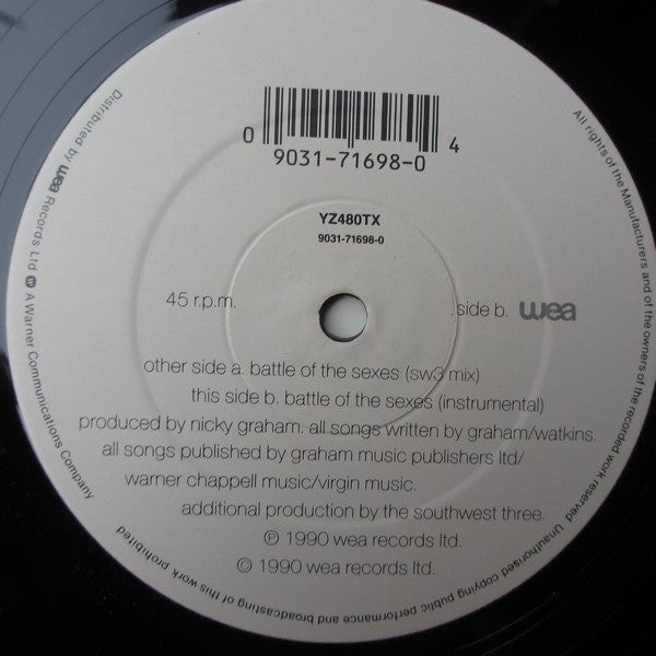 Faith, Hope & Charity (2) : Battle Of The Sexes (12", Single)
