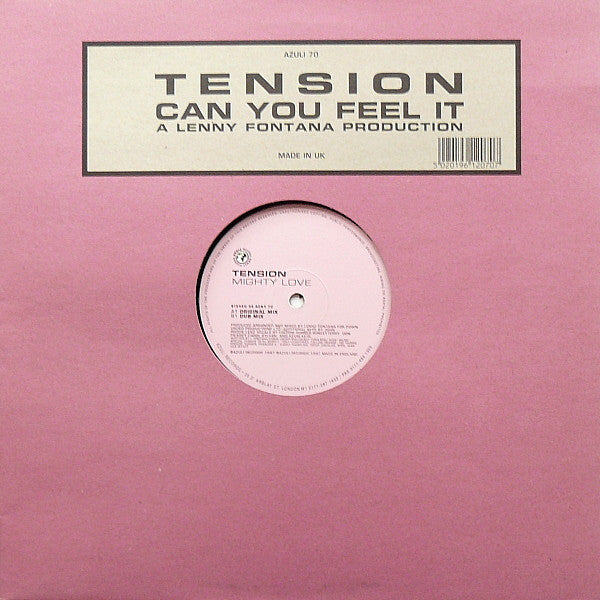 Tension : Can You Feel It (12")