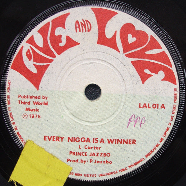Prince Jazzbo : Every Nigga Is A Winner (7")