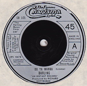 Darling (5) : Do Ya Wanna / Stuck On You (7", Single)