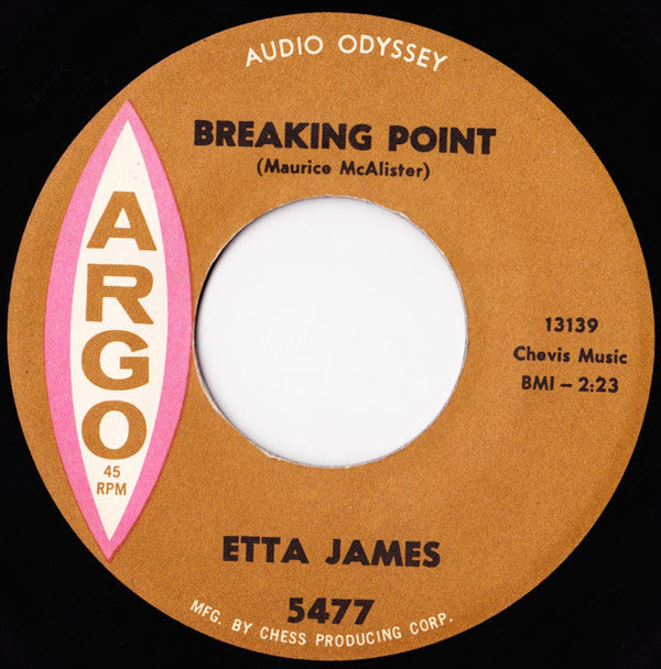 Etta James : Breaking Point / That Man Belongs Back Here With Me (7", Single, Mono)