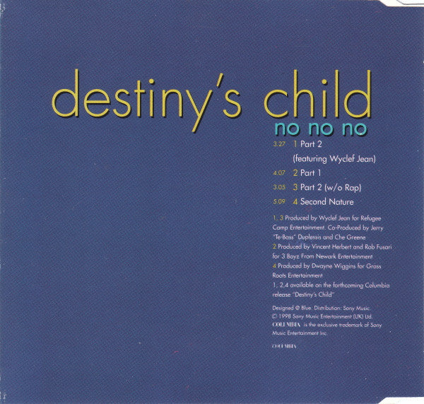 Destiny's Child : No No No (CD, Single)