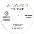 Aviv Geffen : It's Alright (CDr, Single, Promo)