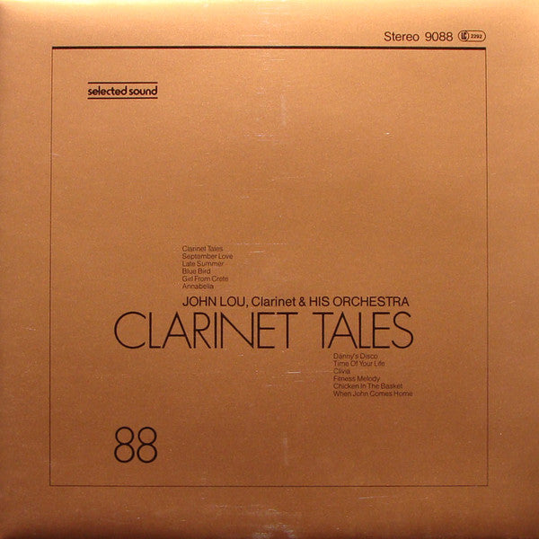 John Lou & His Orchestra : Clarinet Tales (LP)