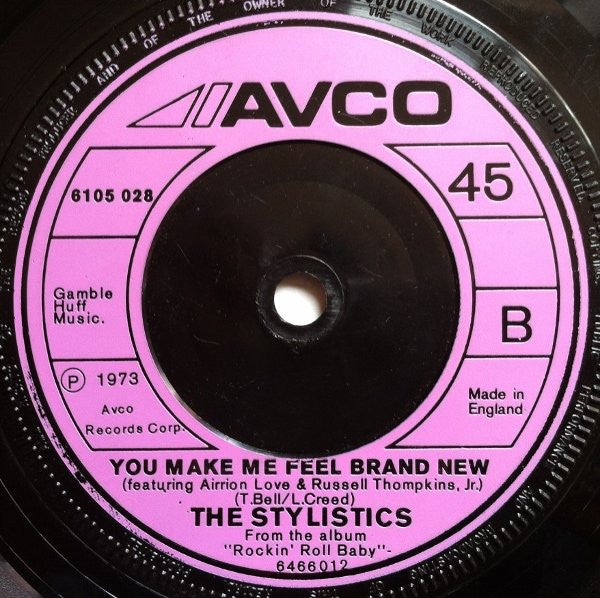 The Stylistics : Only For The Children / You Make Me Feel Brand New (7", Single)