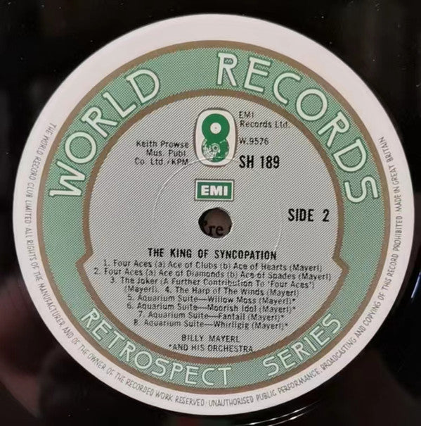 Billy Mayerl : The King Of Syncopation (LP, Comp, Mono)