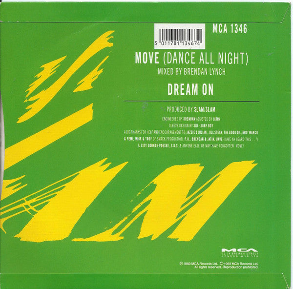 Slam Slam : Move (7", Single)
