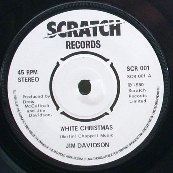 Jim Davidson : White Christmas (7", Single)