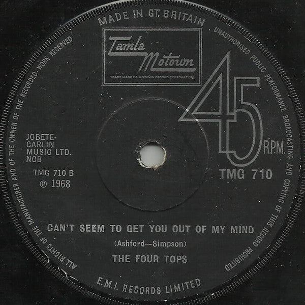 Four Tops : Do What You Gotta Do (7", Single, Sol)