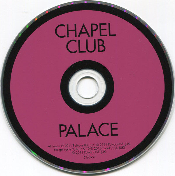 Chapel Club : Palace (CD, Album)
