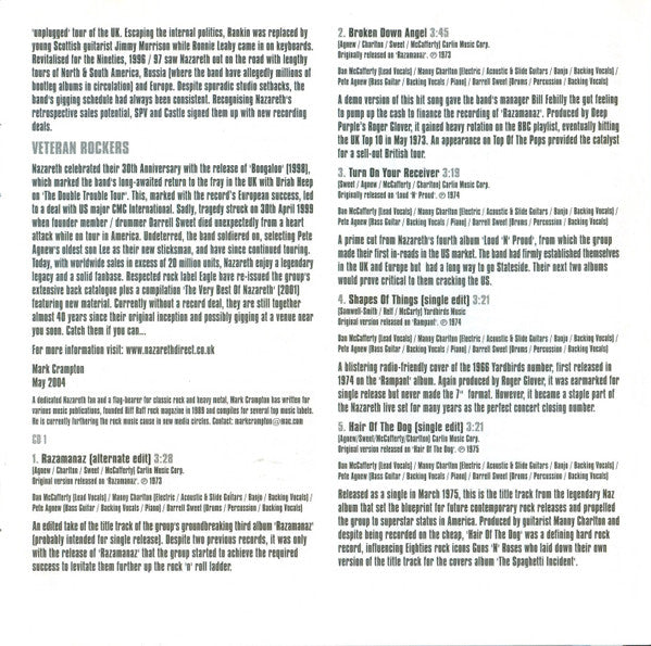 Nazareth (2) : Maximum XS (The Essential Nazareth) (2xCD, Comp, RE, O-c)