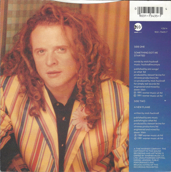 Simply Red : Something Got Me Started (7", Single)