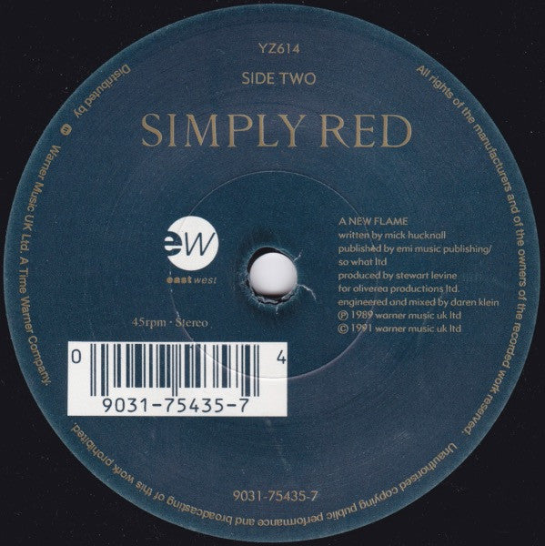 Simply Red : Something Got Me Started (7", Single)