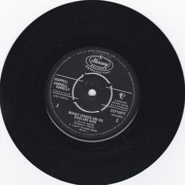 Muggsy Spanier And His Dixieland Band : Muggsy Spanier And His Dixieland Jazz Band (7", EP, Mono)