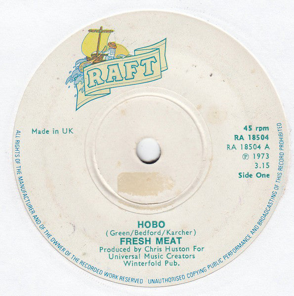 Fresh Meat (3) : Hobo (7", Single, Sol)