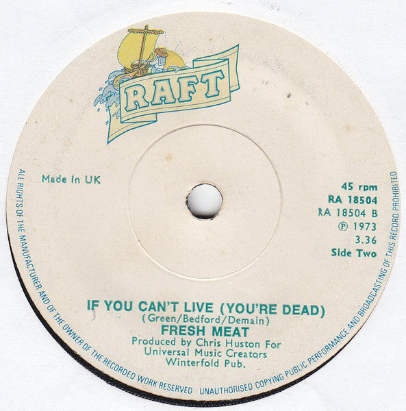 Fresh Meat (3) : Hobo (7", Single, Sol)