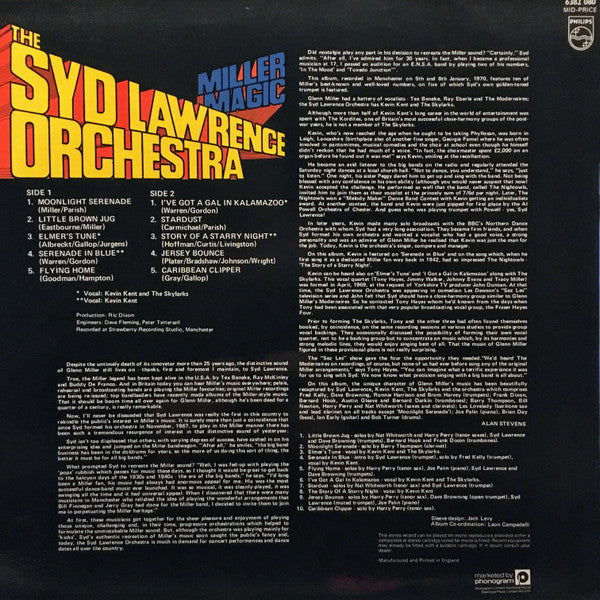 Syd Lawrence And His Orchestra : Miller Magic (LP)