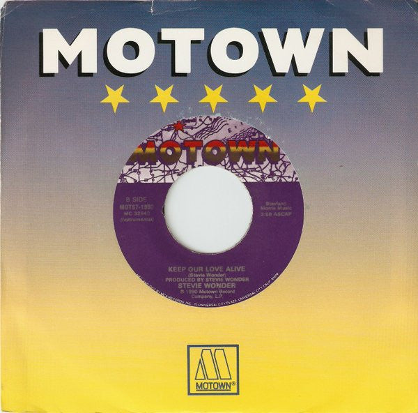Stevie Wonder : Keep Our Love Alive (7")