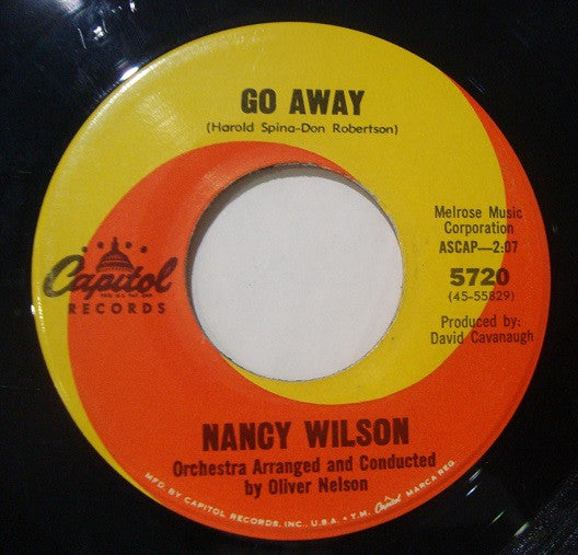 Nancy Wilson : That Special Way (7")