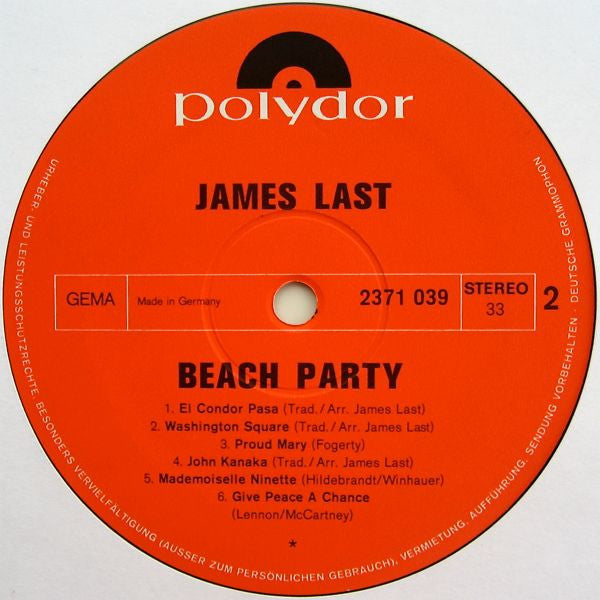 James Last : Beach Party (LP, Album)